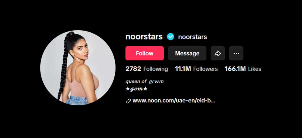 Noor Stars Tiktoker