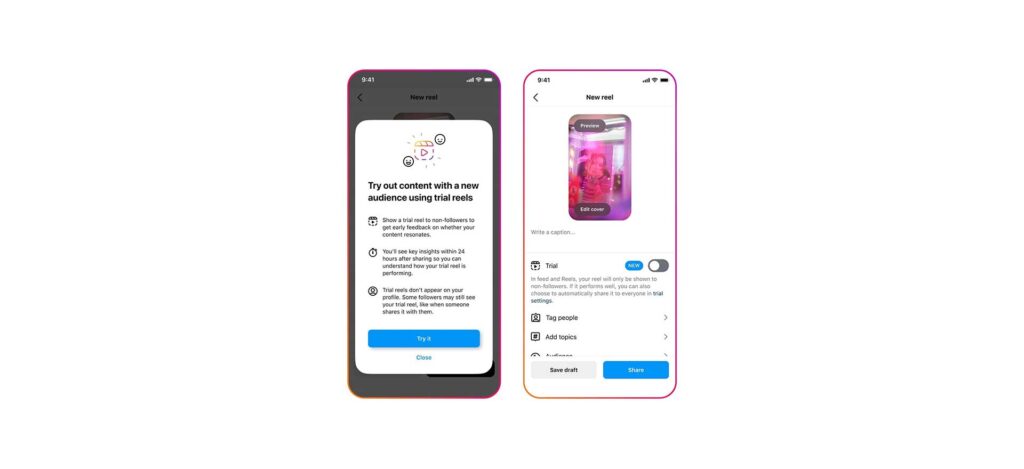 How Instagram Trial Reels Feature work?